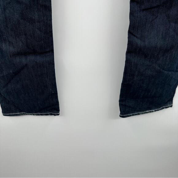 Pepe Jeans Dark Wash Rose Rhinestone Embellished Pockets Bootcut Jeans Size 31 - Picture 6 of 12